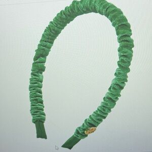Lilly Pulitzer, NWTs Green velvet Fabric Headband -Women Accessories